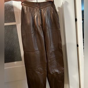 Leather pants